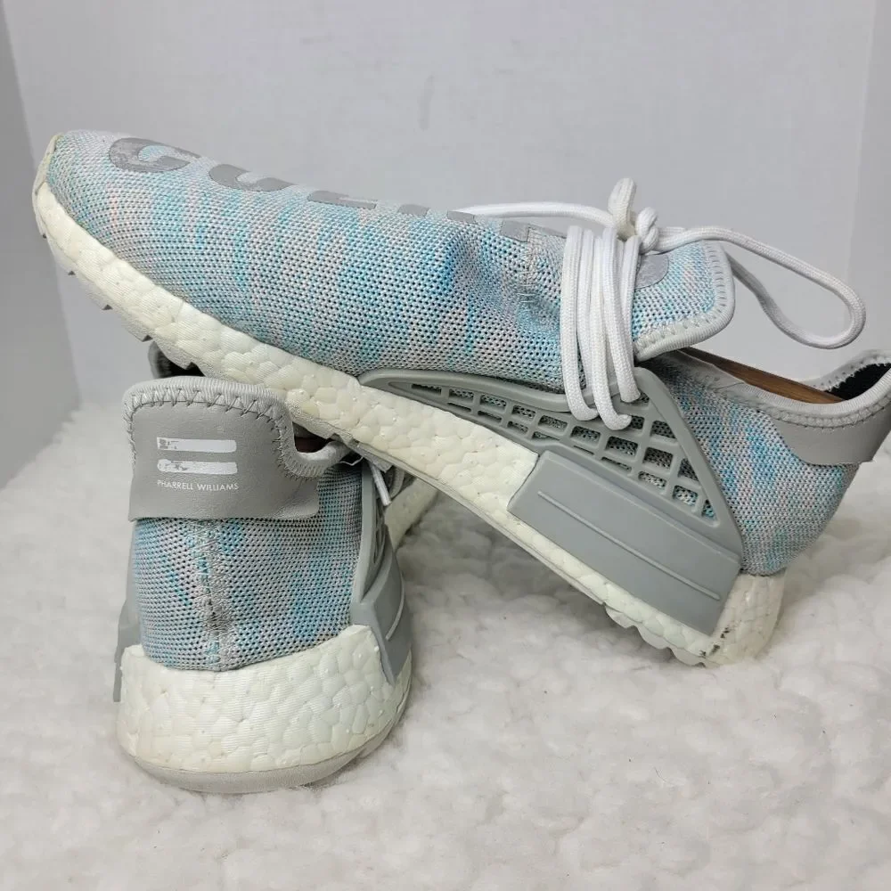 adidas NMD Human Race Trail x Pharrell x BBC Men's Sneaker Size 10 Cotton Candy